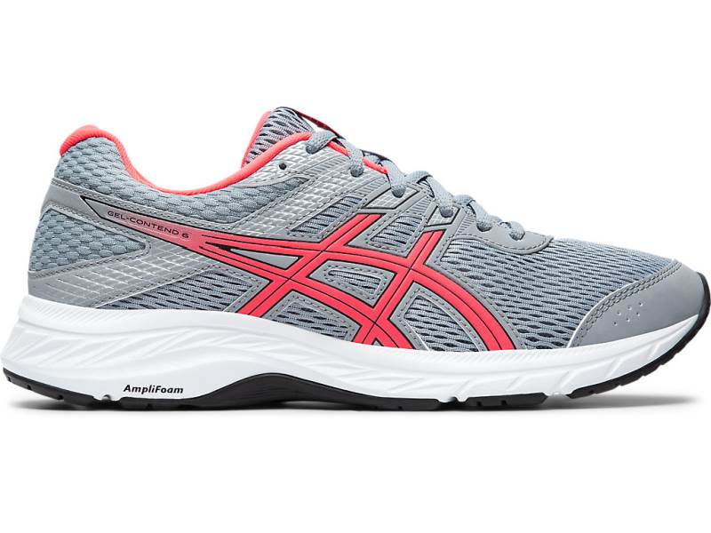 Sapatilhas Running Asics GEL-CONTEND 6 Mulher Cinzentas, 0987A287.325